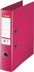 Esselte Brevordner NO1 A4, 75mm, fuchsia 10 stk