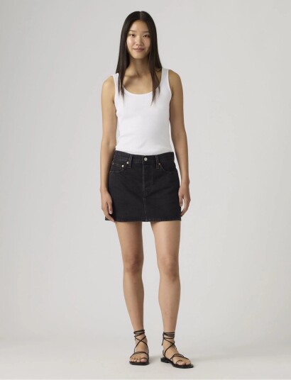 Levi"s® Icon Skirt Rosie Posie   Black   27