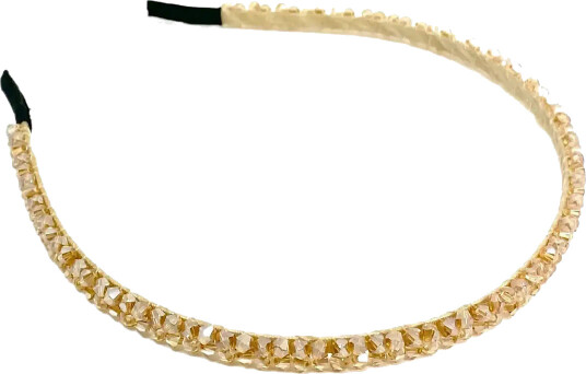 Pipol"s Bazaar Chrissy Headband Champagne Gold ONE SIZE