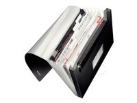 Leitz Style - Dokumentmappe - kan utvides - 6 rom - 6 deler - for A4 - med fliker - atlasksort
