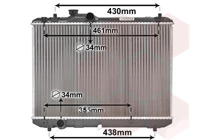 Radiator VAN WEZEL 52002083
