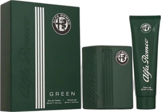 Giftset Alfa Romeo Green Edt 125ml + Shower Gel 90ml