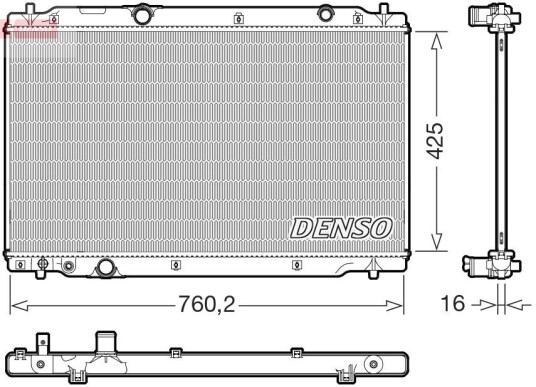 Radiator DENSO DRM40107