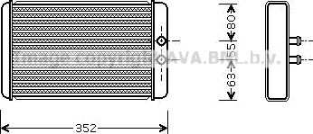 Varmeapparat register PRASCO FTA6265 Varmeapparat register PRASCO FTA6265