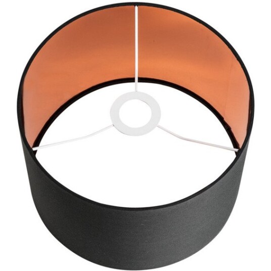 Slv Fenda Lampeskjerm Rund Ø 30cm Sort/kobber Slv Fenda Lampeskjerm Rund Ø 30cm Sort/kobber