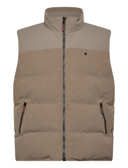 Morris Catton Puffer Vest   Beige   XXL