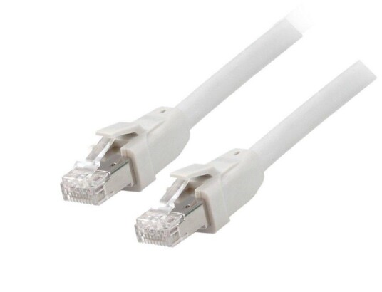 EQUIP Patchkabel Cat8.1 S/FTP 2xRJ45  3.00m grau  (SSTP)PI