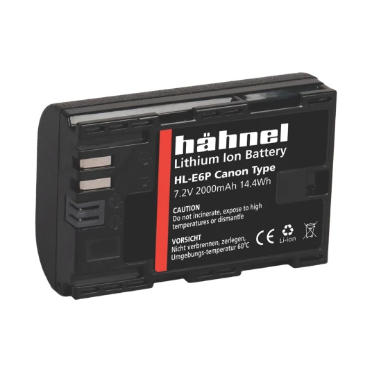 Hähnel Batteri HL-E6P/LP-E6P Canon Tilsvarer LP-E6/LP-E6N/LP-E6NH/LP-E6P Hähnel Batteri HL-E6P/LP-E6P Canon Tilsvarer LP-E6/LP-E6N/LP-E6NH/LP-E6P