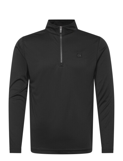 Calvin Klein Golf Advance 1/4 Zip Layering   Black   S