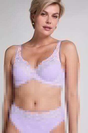 Hunkemöller Uvattert bh med bøyle Diva Lilla