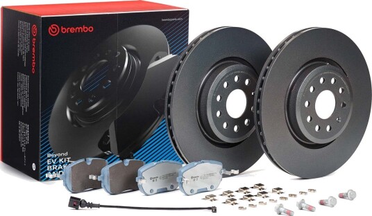 BREMBO KT 08 043 Bremseskiver og -klosser