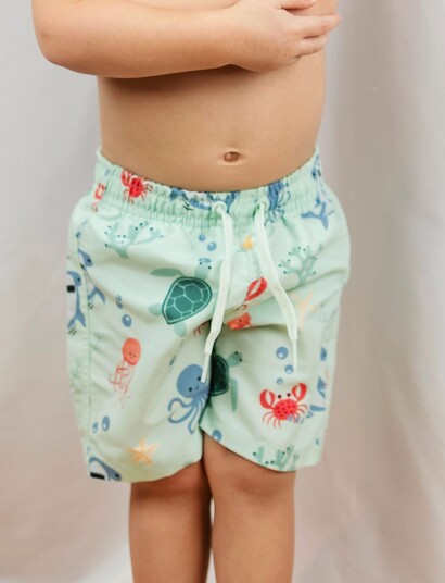 Geggamoja Uv Swim Shorts Blue Deep Sea 16 74/80   Green   74/80