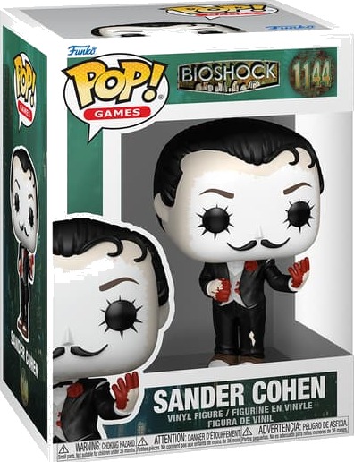 Funko POP! Bioshock Sander Cohen Samlefigur i Utstillingsboks