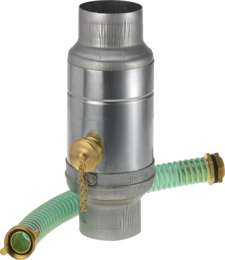 VMZINC regnvannssamler med kobling og slange 76 mm