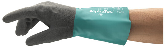 Ansell AlphaTec 58 270 Hanske Kjemisk beskyttelse nitril Str. 7 Klær
