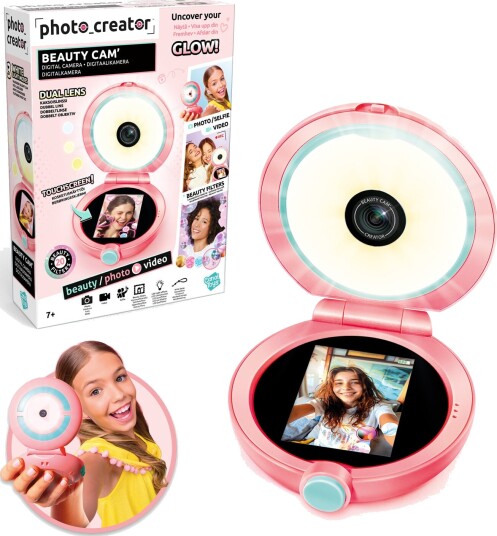 Studio Creator Beauty Cam - Digital Kamera for Selfies med Justerbart Lys Studio Creator Beauty Cam - Digital Kamera for Selfies med Justerbart Lys