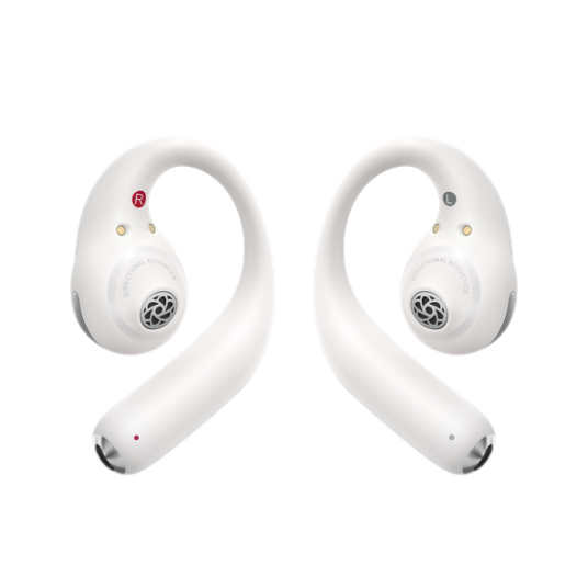 Soundcore Aerofit Pro - True Wireless-Hodetelefoner Med Mikrofon - Åpent Øre - Over-Øret-Montering - Bluetooth - Hvit