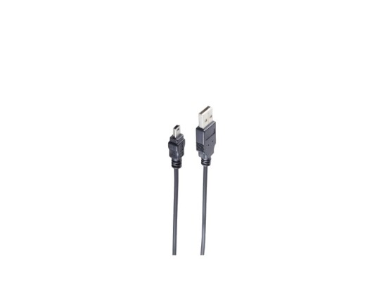 S-Conn Bs14-16055 5 M Usb A Mini-Usb B Usb 2.0 480 Mbit/S Svart