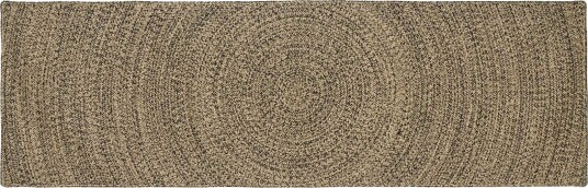  Områdetepper Naturlig og svart 80 x 200 cm Jute