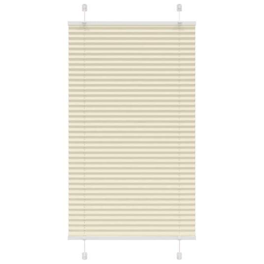 plisségardin krem 70x100 cm Stoff Bredde 69,4 Polyester