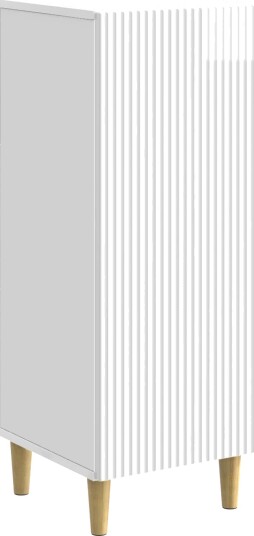 Serviesskap Høgglans hvit 33 x 34,5 x 90 cm Konstruert tre Serviesskap Høgglans hvit 33 x 34,5 x 90 cm Konstruert tre