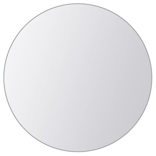 vidaXL Speilfliser 8 stk rund glass