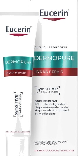 Eucerin DermoPure Hydra Repair 40 ml - Intensiv ansiktskrem for akneutsatt hud Eucerin DermoPure Hydra Repair 40 ml - Intensiv ansiktskrem for akneutsatt hud