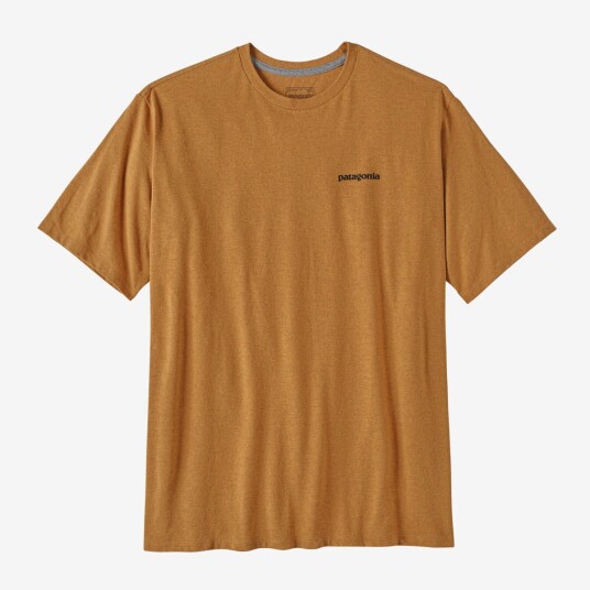 Patagonia Men's P-6 Logo Responsibili-tee P-6 Outline: Golden Caramel XL Patagonia Men's P-6 Logo Responsibili-tee P-6 Outline: Golden Caramel XL
