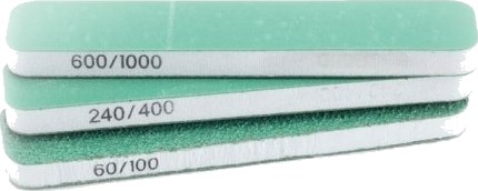 Vallejo T04001 Slipesvamp Manuelt Slipesett Flere Størrelser Sett Etterbehandling Removing Filler Malingsfjerning Fjerner Rust Removing Varnish Plast Tre Tørr Sliping
