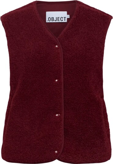 Object Objella Waistcoat Noos Burgundy 34