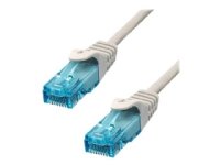 ProXtend - Koblingskabel - RJ-45 (hann) til RJ-45 (hann) - 75 cm - 6 mm - UTP - CAT 6a - IEEE 802.3at - halogenfri, formstøpt, uten hindringer, flertrådet - grå