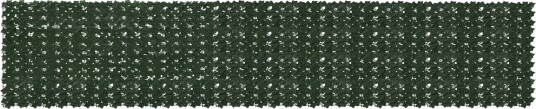 vidaXL Balkong skjerm med blader Mørkegrønn 500 x 100 cm