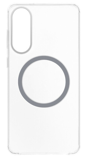 Samsung Galaxy S25 Edge Gjennomsiktig Magnetisk Mobildeksel