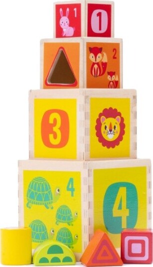 iWood Stablepyramide i Tre - 12+ mnd