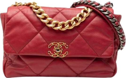 Chanel Vintage Dame Rød Chanel Vintage Dame Rød