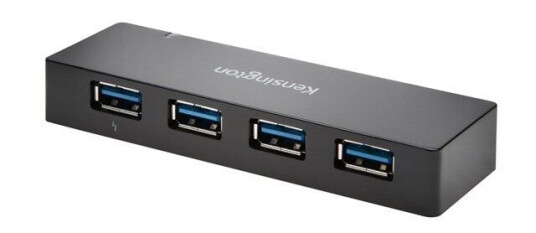 Kensington UH4000C USB-hub - 4 porter - Svart