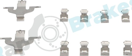 Tilbehørsett, skivebremse belegg RAP BRAKES R-U0370