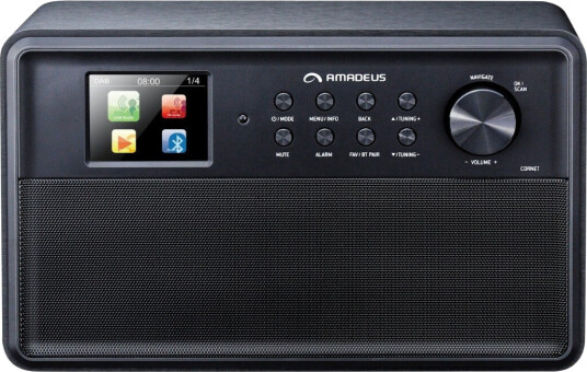 AMADEUS CORNET DAB+ RADIO, SVART AMADEUS CORNET DAB+ RADIO, SVART