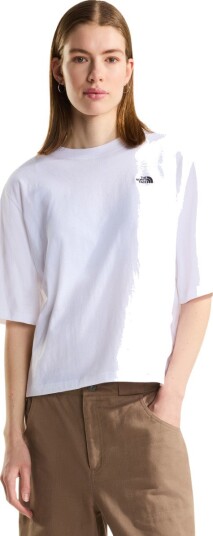 The North Face W Tnf Essential Simple Dome Boxy Rlx Ss White M