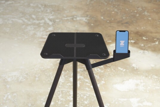 Tons Laptop Stand med Holder til Smartphone Smoked Oak