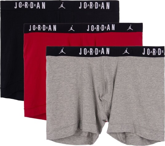 Jordan Boxershorts 3 pack Svart/Rød/Grå Jordan Small Boxershorts