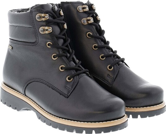 Pomar Women's Rae GORE TEX Ankle Boot Black Nappa 36