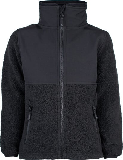 Lindberg Kids' Ramund Pile Jacket Black 150