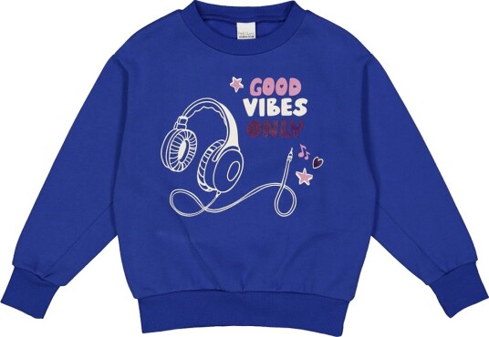 Freds World Collegegenser   Floke   Star Blue   Freds World   4 år 104   Collegegenser   Blå