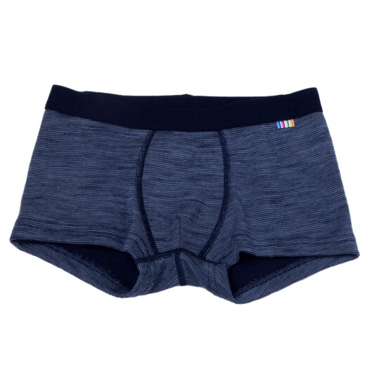 Joha   Boxershorts i Ull Basic Blå Melert   140
