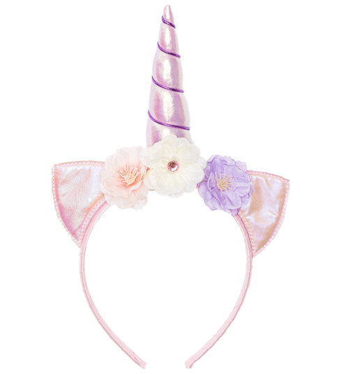 Great Pretenders Kostymer Hårbånd Alicorn OneSize Kostymer Lilla Rosa