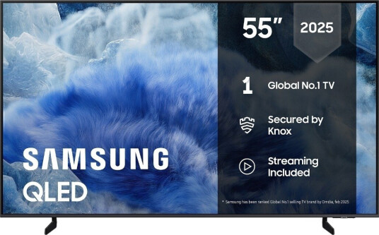 Samsung 55" Q8F QLED 4K Smart-TV med AI-prosessor TQ55Q8FAAUXXC