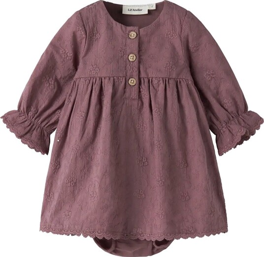 Lil"Atelier Nbfrenna Ls Loose Body Dress Lil ROSE TAUPE 62