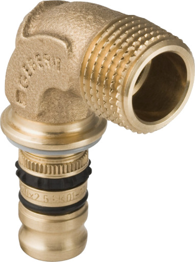 Mepla 20 mm x 1/2" Overgangsvinkelnippel for Hydraulikk