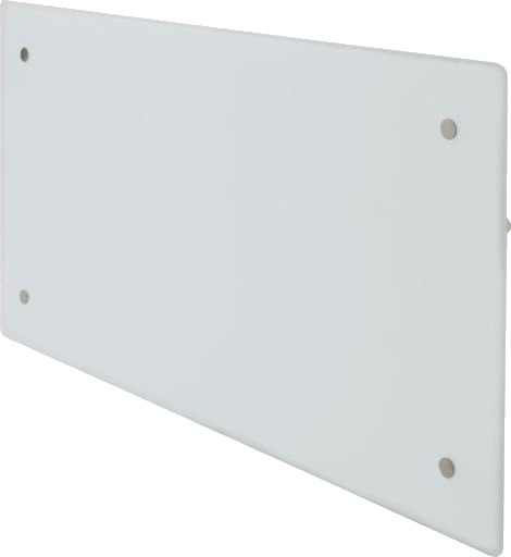 Adax Clea H panelovn med termostat og WiFi 400W/230V, Hvit glass - 5 m²